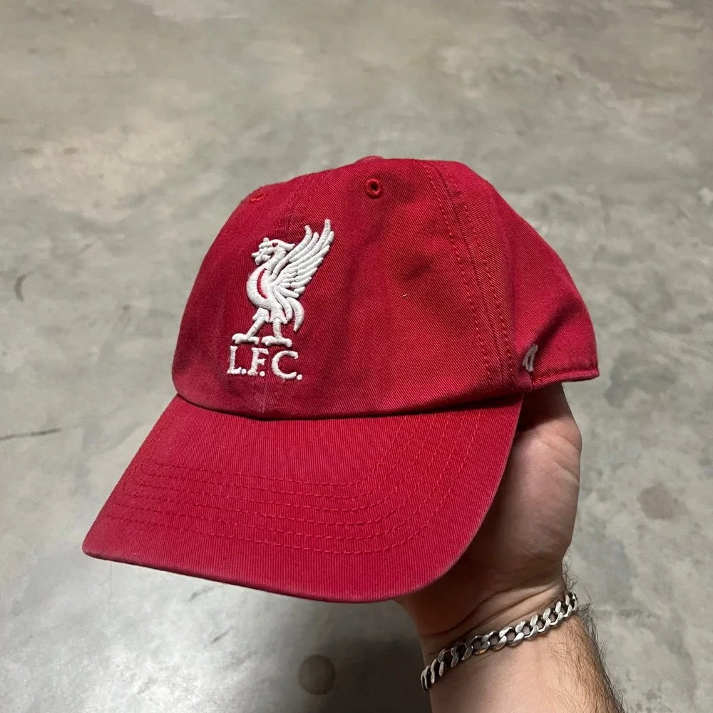 Liverpool FC 47 Brand Franchise Hat Red Fitted Large Youll Never Walk Alone Cap